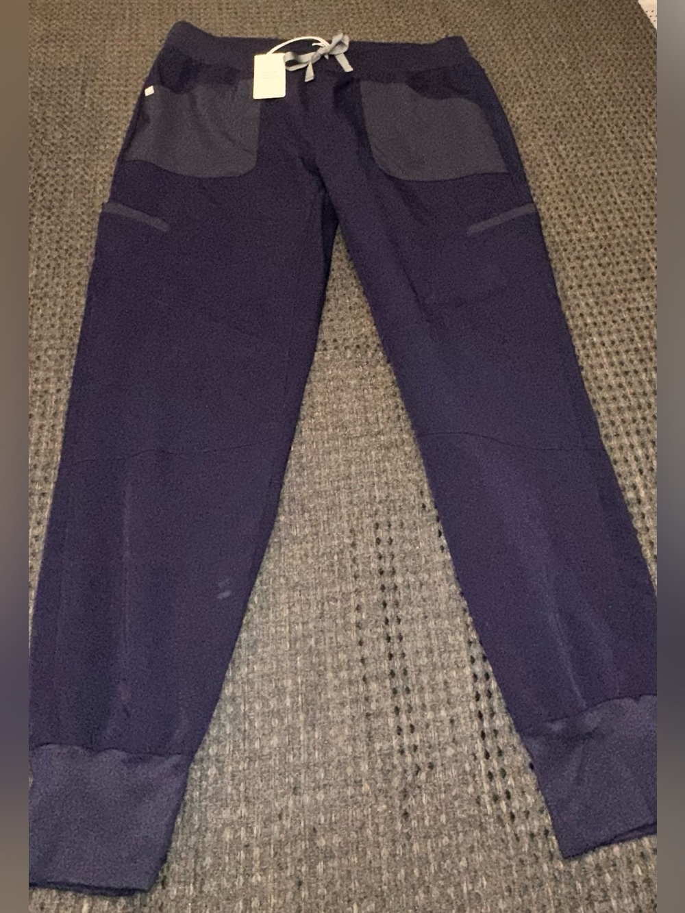 Figs navy blue jogger scrub pants